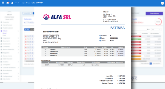 fatture di cortesia e pdf personalizzabili